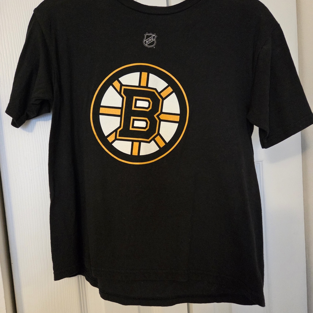 NHL Kids Boston Bruins Black and Yellow Tee - Marchand 63